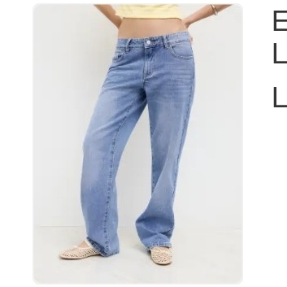 NWT Cider Low Rise Wide Leg Jeans